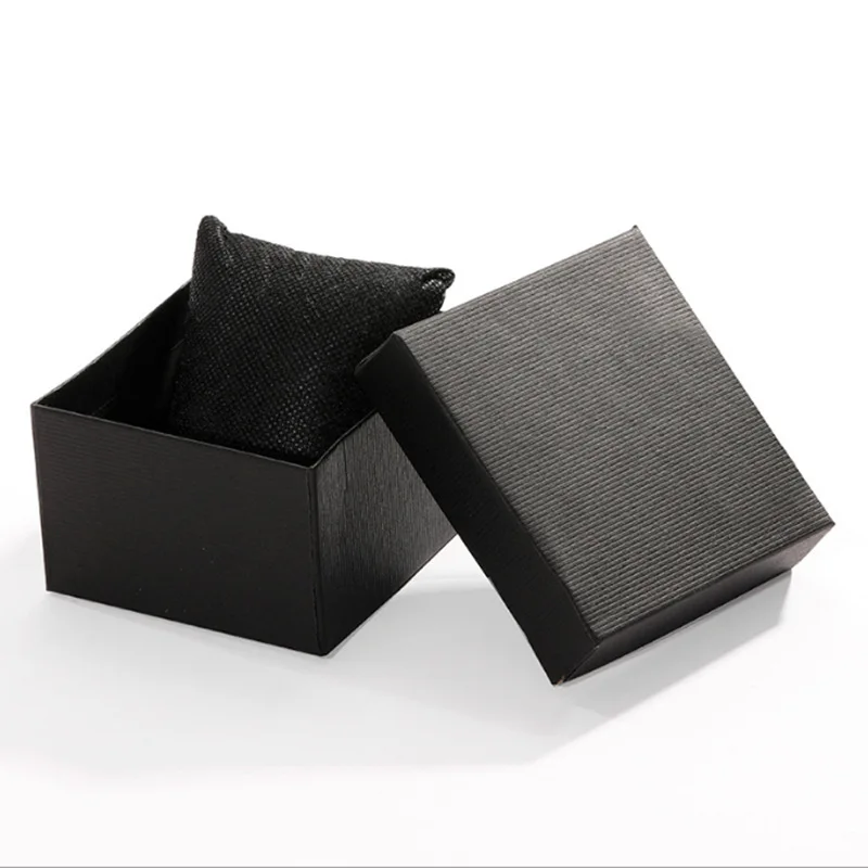 Watch Storage Box watch storage pouch watch storage bag Single Watch Gift Box with Pillow Paper Wristwatch Display Case Organizer for Men Women Watch Storage Box Holder