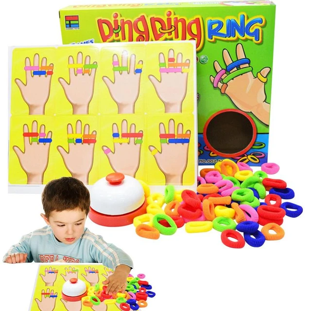 Jogo de Pulseira de Banda Elástica Ding Ding Ring Game Interação pa