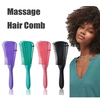 Hair Comb Detangling Brush Scalp Massage Hair Brush Detangler Brush for Curly Hair Thick Hair Octopus Hairbrush Women Men Salon 1