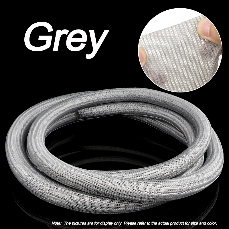 Durable Self-Closing Braided Cable Sleeve - High-Protection Wear-Resistant Insulated Wire Organizer