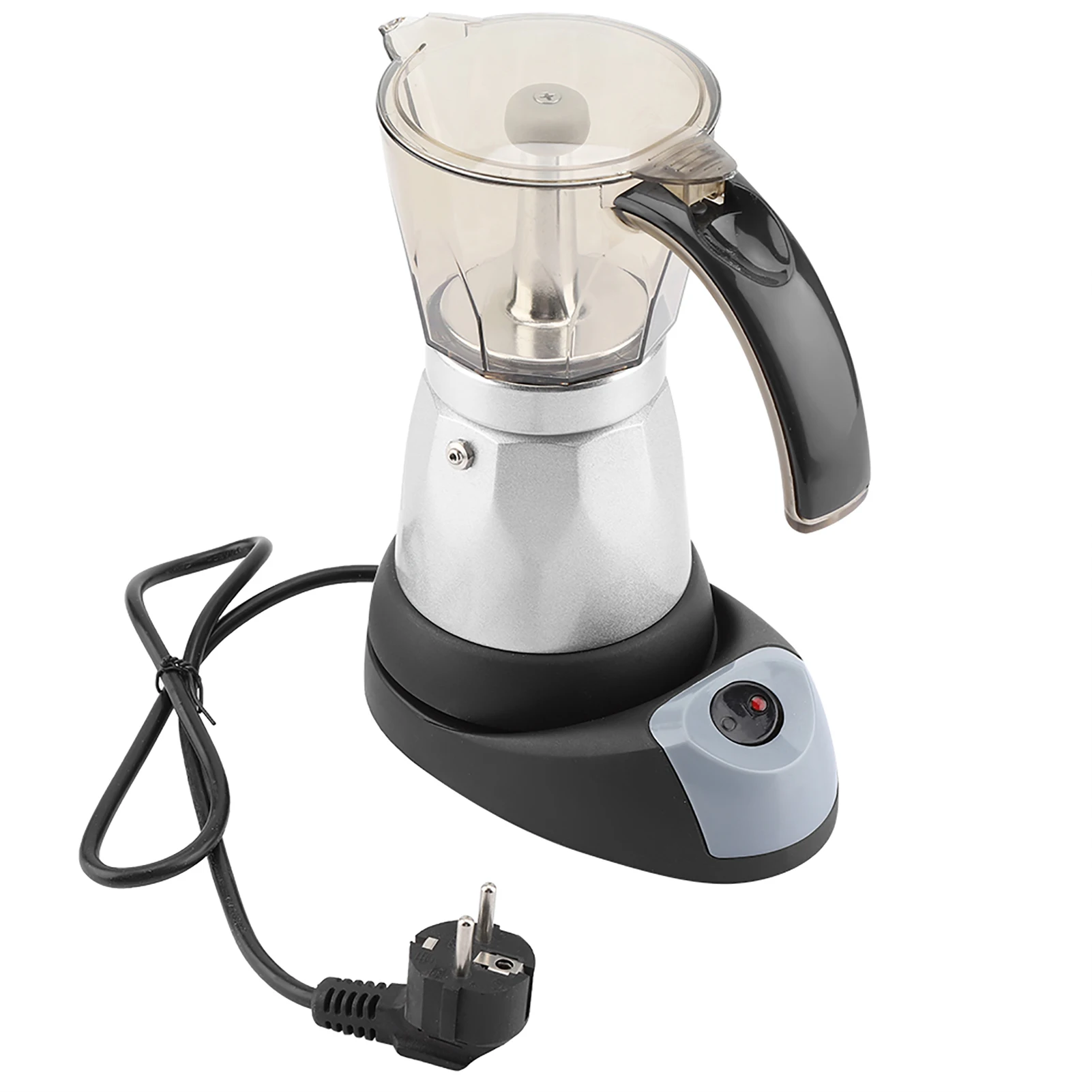 전기 분리형 홈 키친 모카 커피 메이커 포트, EU 플러그, 480W, 220V, 300ML, 6 컵