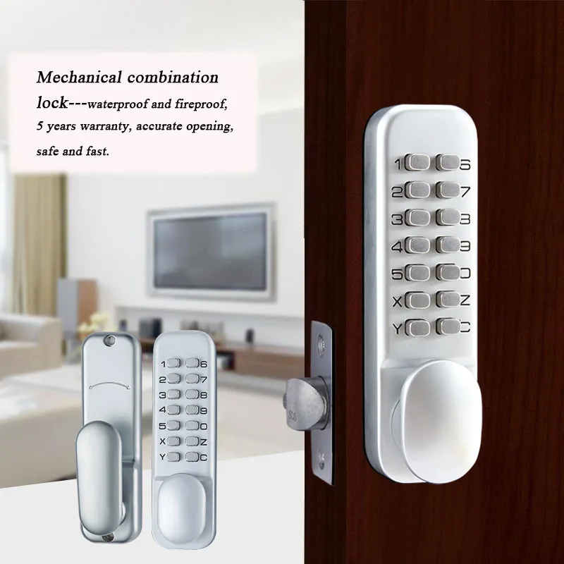 Enhanced Zinc Alloy Waterproof & Fireproof Mechanical Combination Lock