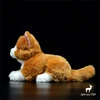 Ginger Cat High Fidelity Cats Plushie Orange Cat Plush Toys Lifelike Animals Simulation Stuffed Doll Kawai Toy Gifts Kids 4