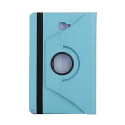 Premium 360° Rotating PU Leather Stand Case with Smart Wake - Sleep Feature - SM - P580 SM - P585 (Sky blue)