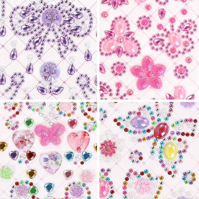  365 Pieces Jewel Stickers,Gem Stickers,Rhinestone Stickers for  Craft,Self Adhesive Jewels for Kids Crystal Gem Stickers