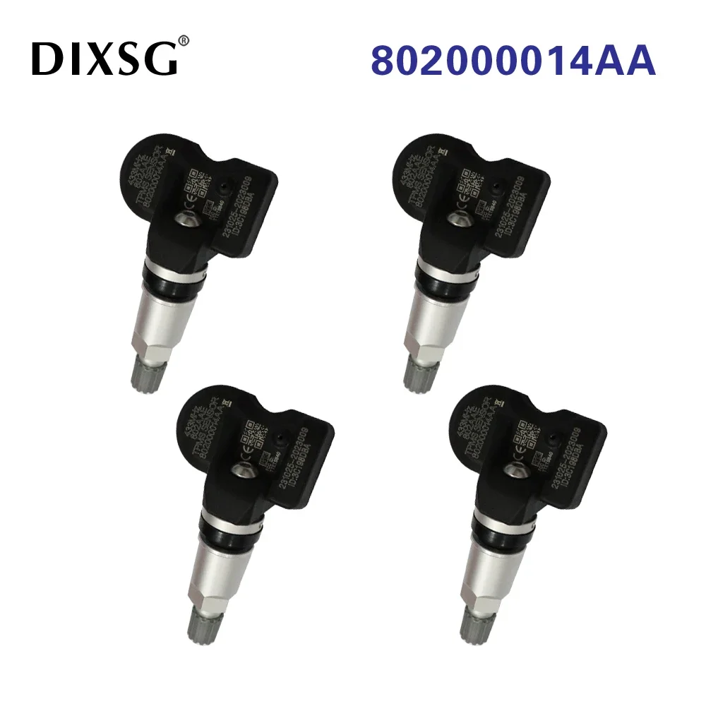 802000014AA 타이어 압력 센서 모니터링 시스템 EXEEO TXL용 433MHz TPMS