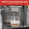 ES317 Fully Automatic Espresso Machine，Milk Frother,Built-in Grinder  Intuitive Touch Display 7 Coffee Varieties for Ho 6