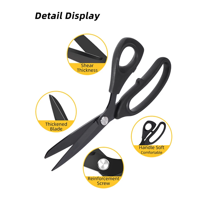 Professionelle Schneider Schere Vintage Nähen Schere Edelstahl Schneider Schere Für Stoff Kleidung Hand Cutter DIY Werkzeug – Detail 18