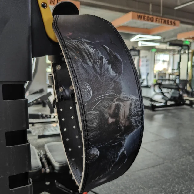 Eyes of Destruction Weightlifting Belt Competition Level Fitness Belt W/ Waist Padding for Men Women Gym Belt for Waist Support 4