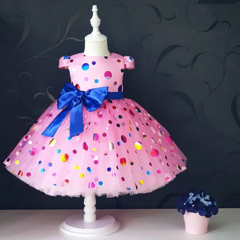 Birthday Party Clothes Children Elegant Princess Dresses For Girl 0-5 Age