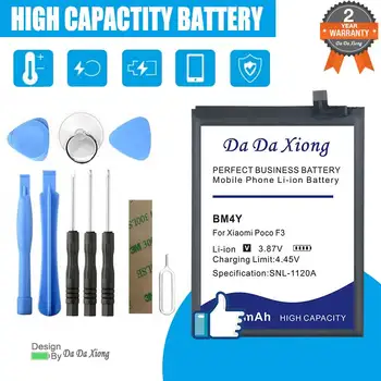 High Quality New 5300mAh BM4Y Battery for For Xiaomi Poco F3 Redmi K40 Pro Free Double-Sided Tape Sticker
