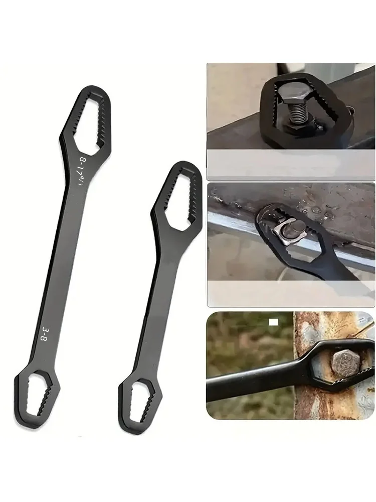 Fangda 1pc Universal Double-Head Torx Wrench Adjustable Hand Tool