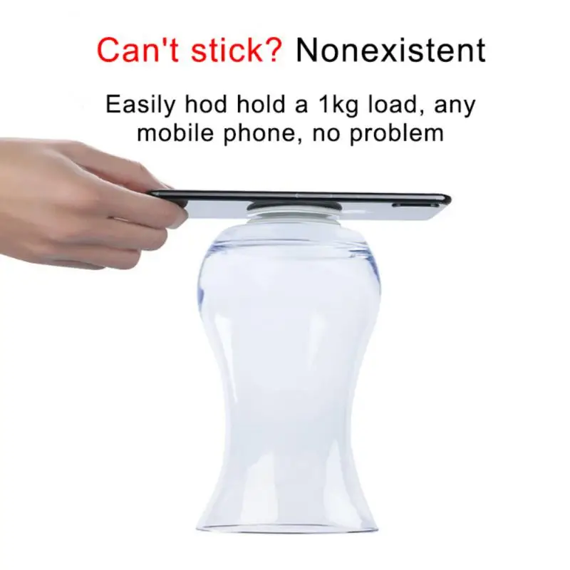 Dashboard Phone Holder 1/2/3PCS Nano Rubber Multi-Function Phone Holder For Wall Suction Car Phone Stand Cable Winder Strong Adsorption Gel Pad Desk