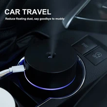 

300ml Mini Humidifier Desktop Misting Aroma Diffuser with Night Light 2 Modes Auto Power Off Mute Air Humidifier for Car Office