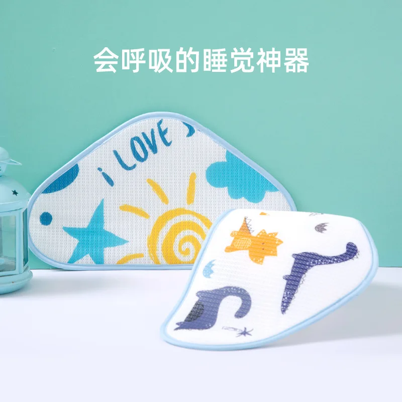 

Воздухопроницаемая детская воздушная подушка, летняя дышащая детская воздушная подушка из вискозы, Детская летняя крутая плоская подушка из полиэстера для детей