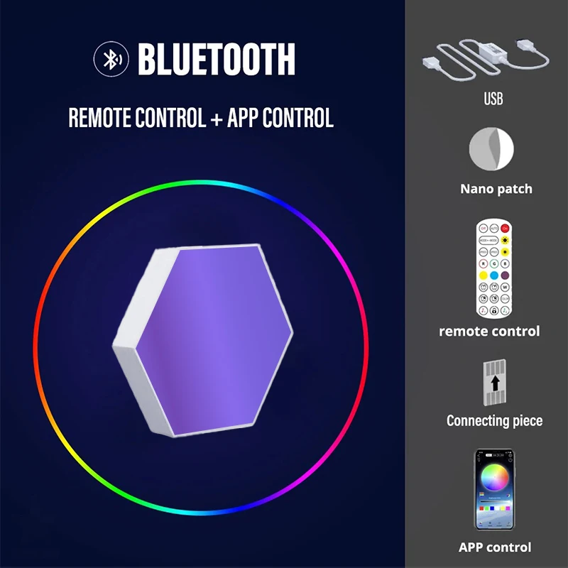 ตัวเลือกสินค้า โคมไฟปรับแสง RGB ปรับแต่งได้ ตกแต่งบ้านสไตล์โมเดิร์น