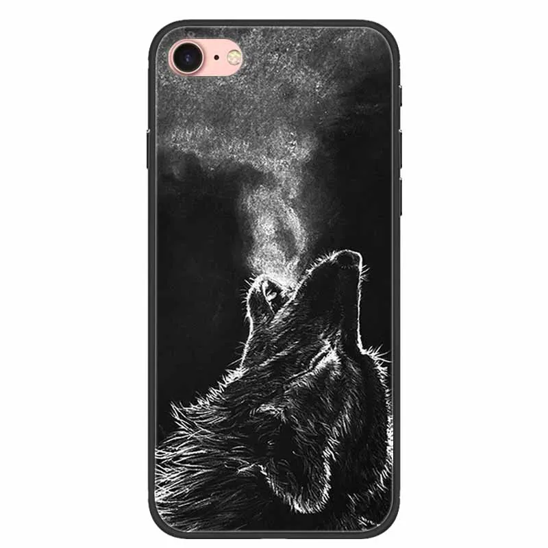Sleek Black Silicone Soft Protective Case for iPhone - Cool and Durable Design