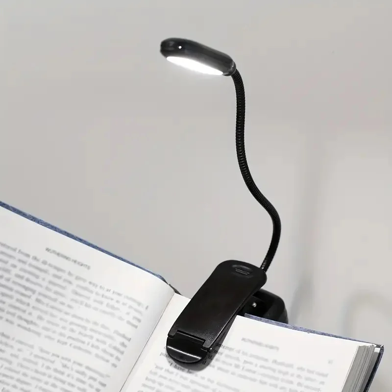 Mini LED Book Light Eye Protection Reading Light Flexible Adjustable Direction Non-rechargeable Battery Study Lamp