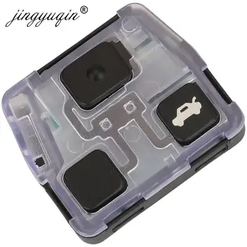 Keyforkess per Lexus Fob P/N: 50171 ASK 433MHz 4D68 Chip telecomando testa chiave auto 3 pulsanti TOY48 sostituzione lama non tagliata - Jingyuqin per Lexus Fob P N 50171 ASK 433MHz 4D68 Chip telecomando testa chiave auto