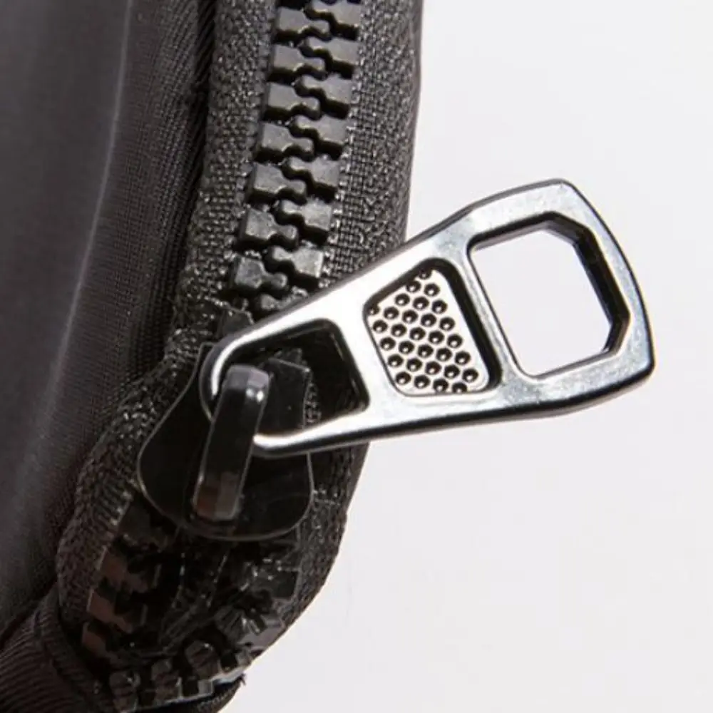Lässige Herren-Geldbörse aus Canvas mit Reißverschluss, kurze Brieftasche, Retro-Schlüsselhalter, kleine Geldtasche, trendige Jugend-Mini-Handtasche – Detail 9