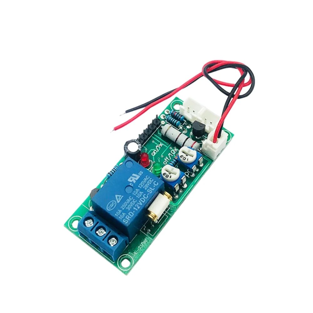 

Industrial Grade 12V Vibration Sensing Module Sensor Relay Switch High Sensitivity Delay Adjustable Vibration Relay