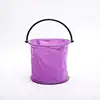 Childrens Retractable Folding Bucket Waterproof Canvas Material Simple Shape Outdoor Entertainment And Sports Easy To Carry 2