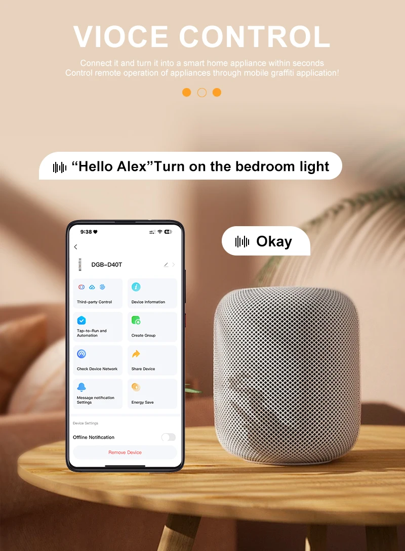 TUYA Smartlife DC WiFi Leistungsschalter 1P 40A 8-90VDC DIN-Schienenmontage Drahtlose Fernbedienung für Smart Home Echtzeitüberwachung – Detail 11