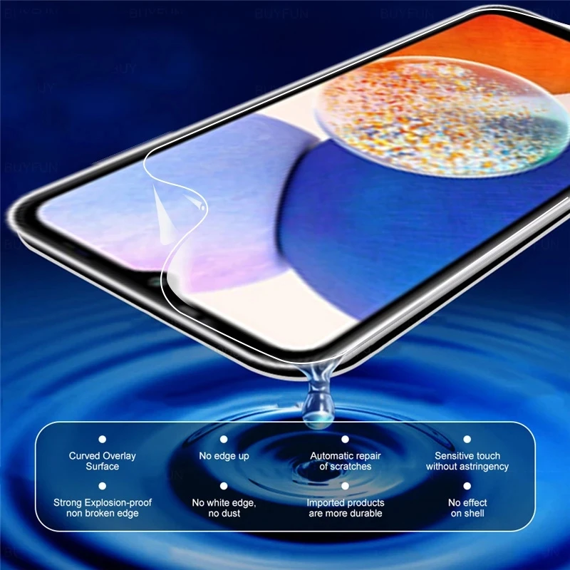 Hydrogel Film For Samsung A14 película Screen Protector Samsung galaxy A53 A22 A04 A73 A33 A13 5g protector hidrogel For Samsung A 53 Clear Pelicula hidrogel Samsung A 14 Accessories Not Glass