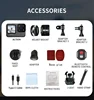 5K Action Camera WiFi 4K 60FPS Dual IPS 2.2 Touch LCD DVR 170° Wide Angle Waterproof 5X Zoom Sport Camera Anti-shake With Remote 6