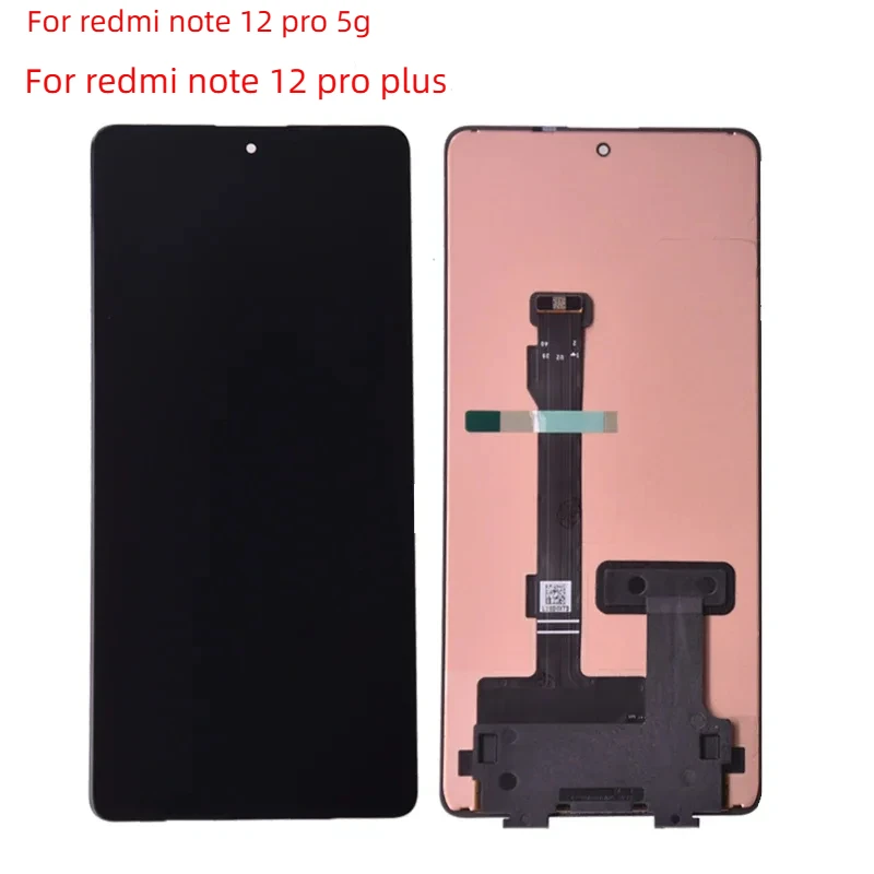 LCD DISPLAY XIAOMI REDMI NOTE 12 PRO 5G RELIFE CON FRAME BLACK 22101316G