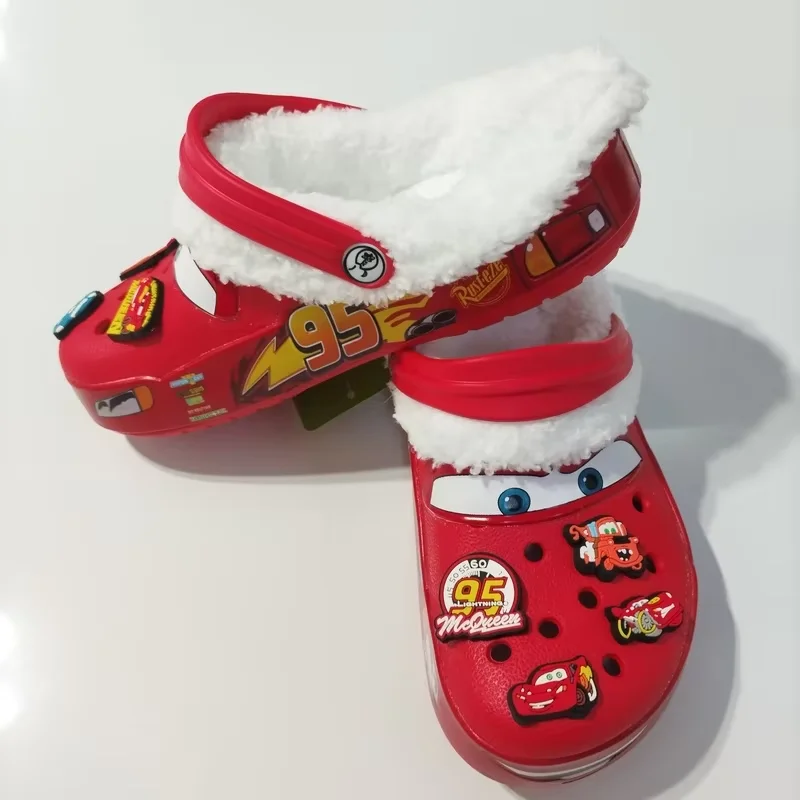 Cotton Slippers - Lightweight Non Slip Winter Slippers With Cartoon Print For Kids & Adults
