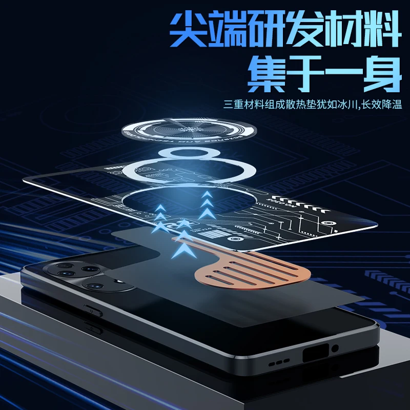 Graphene Cooling Phone Case for Huawei P60 P50 P40 Pro Plus Case Phone Cooler Cooling Radiator Heat Dissipation Metal Cover