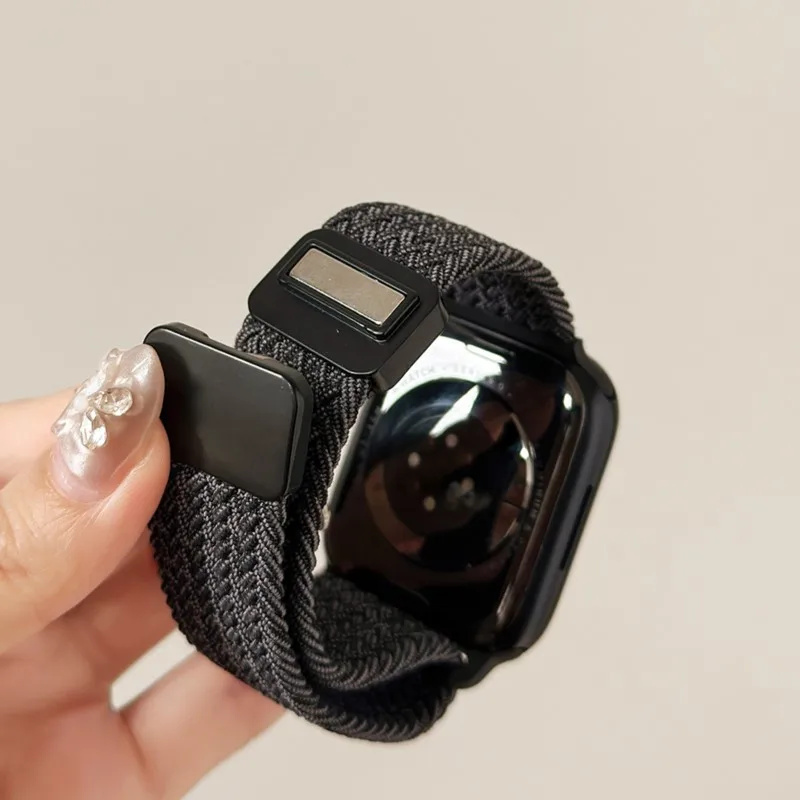 Magnetic Braided Bracelet Watch Strap, 20/22mm