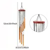 Outdoor Garden Wind Chime 12 Metal Tubes with Hook Pleasant Melody Windchimes Hanging for Garden Yard Patio and Home Decoration 6