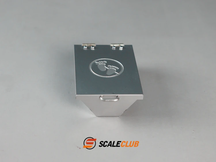 RC Scaleclub Modell für Tamiya 1/14 Traktor-Container-LKW Metall-Kotflügel-Werkzeugkasten RC-LKW-Anhänger Kipper – Detail 1