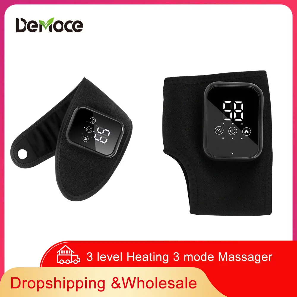 Electric foot and Wrist massager can vibrate and heat the ankles and Wrist, and the bracket joints are portable, which can relax