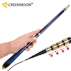 Enhance your fishing experience with our Ultralight Telescopic Carbon Fiber Fishing Rod - Perfect for Stream and Feeder Fishing