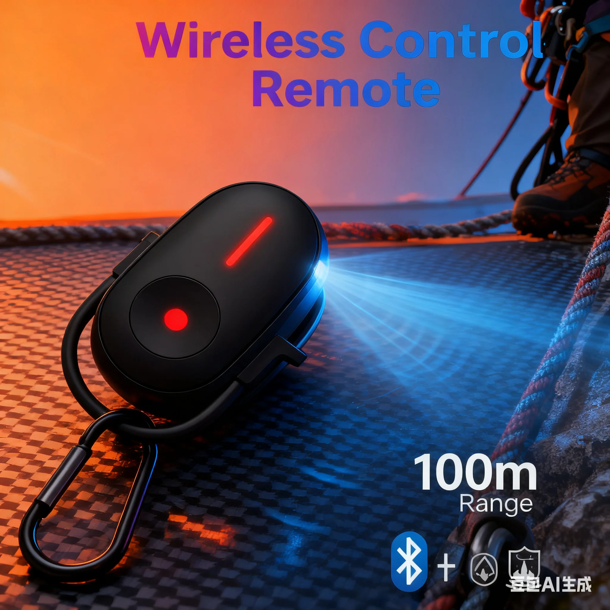 Insta360 카메라용 블루투스 리모컨 - 10m 범위, 360 °   회전식 베이스, GO Ultra/X5/Ace Pro 2/X4용 원터치 셔터