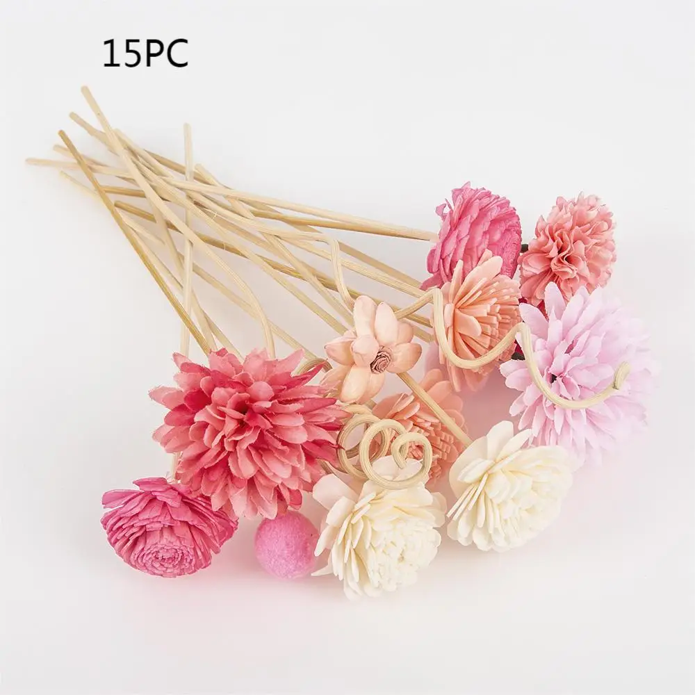 Chrysanthemum Reed Diffuser Sets Artificial Plant Fireless Aroma Vine Combination Desktop Decor Home Fragrance Products