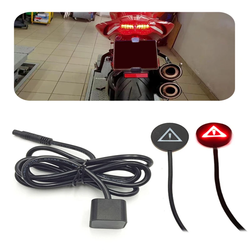 77Ghz Millimeter Wave Radar BSD Blind Spot Detection Lane Change Assisted Safety Warning System for Motorcycle Locomotives 50m