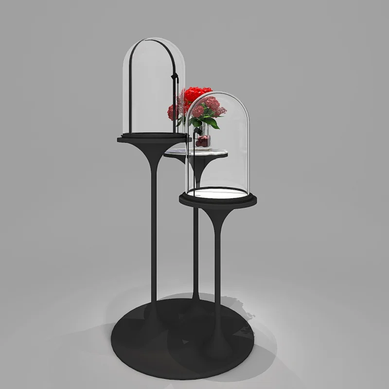 커스텀. 럭셔리 상업 상점 나무 유리 탁상 쇼케이스, 주얼리 상점 쥬얼리 디스플..