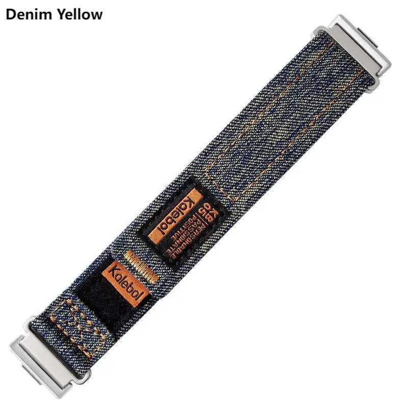 Denim Velcro Nylon Strap - Adjustable Replaceable Bracelet