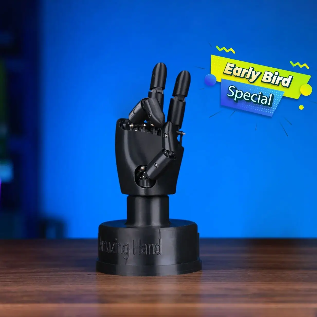 8-DoF Mano disciplora Incredibile mano robotica Kit di sviluppo manuale Mano umanoide open source stampata in 3D