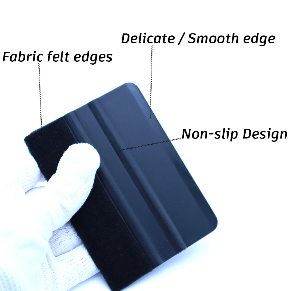 Vinyl Squeegee 1pc Auto Styling Felt Edge Car Vinyl Scraper Vehicle Window Tint Film Wrapping Applicator Tool