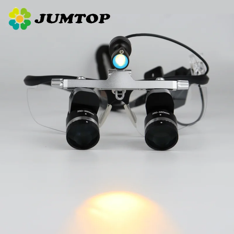 デンタル ルーペ 2.5倍 ブラック 歯科 拡大鏡 角度調整 DIY デンタル