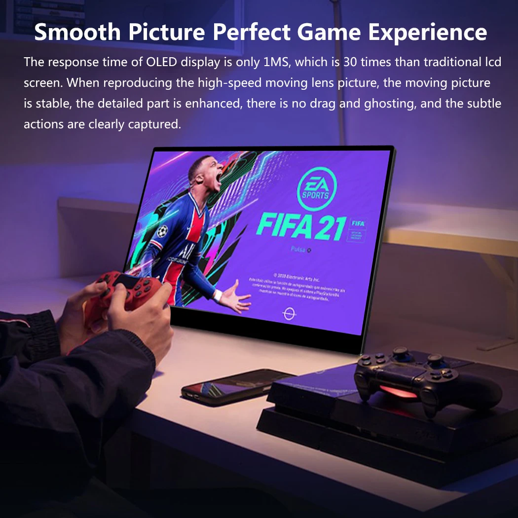 15.6 ġ 4K OLED ġũ ޴ , cŸ HDMI ̴ DP ȣȯ ӿ  PC Xbox ġ ƮϿ