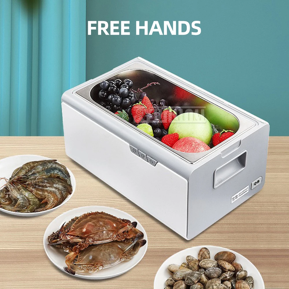 3L Automatic Vegetable and Fruit Washer Household Ultrasonic Cleaning Machine Washing Machine For Food 3