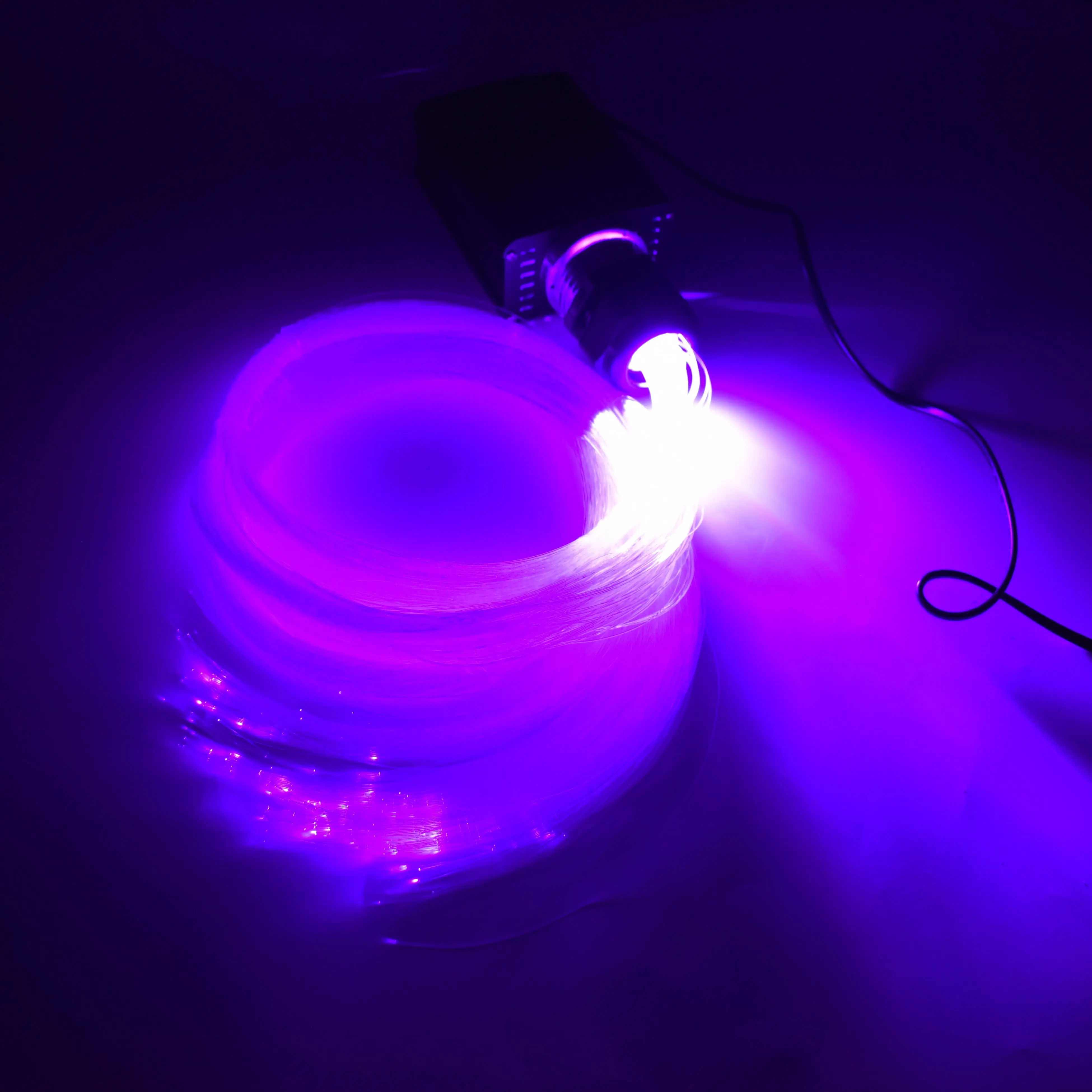 Brightness And Big Coupling Diameter 32mm LED Light Engine 30W RGB LED Fiber Optic Light Kit For Home Star Starry Sky fiber optic lamp