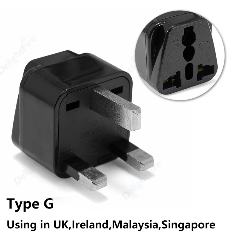 Universal Travel Adapter, UK Plug Converter