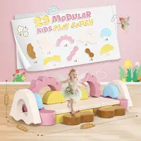 23Pcs Modular Kids Play Couch, Toddler Couch with Convertible and Multifunctional Foam for Inspiring Child Creativity, Kids Cou 6